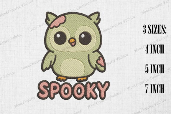 A Spooky & Sweet Zombie Owl Embroidery Review