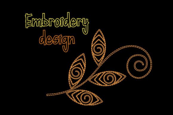 Autumn Leaf Embroidery Design: A Seasonal Delight