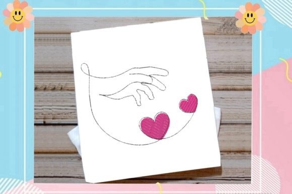 Beautiful Heart Design 11: A Versatile Embroidery Choice