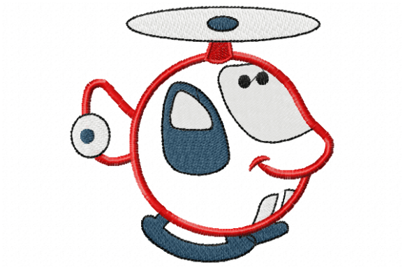 Charming Baby Airplane for Embroidery Projects
