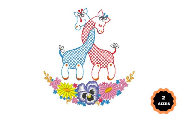 Charming Beautiful Giraffes for Premium Sweatshirts