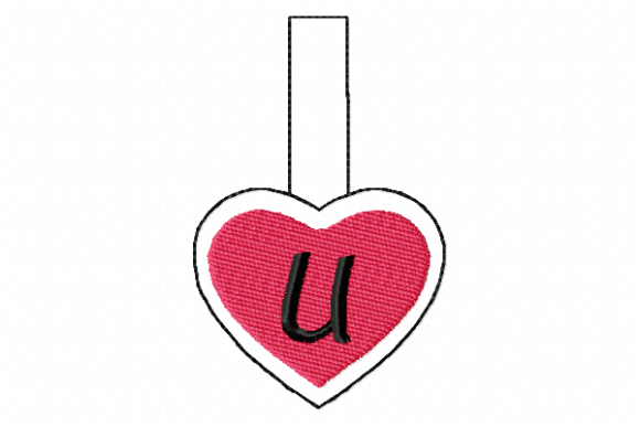 Charming Snap Tab Heart U for Seasonal Embroidery