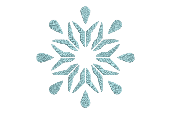 Charming Snowflake Embroidery for Winter Gifts