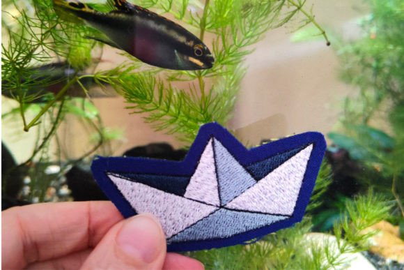 Exploring the Paper Boat Embroidery Design