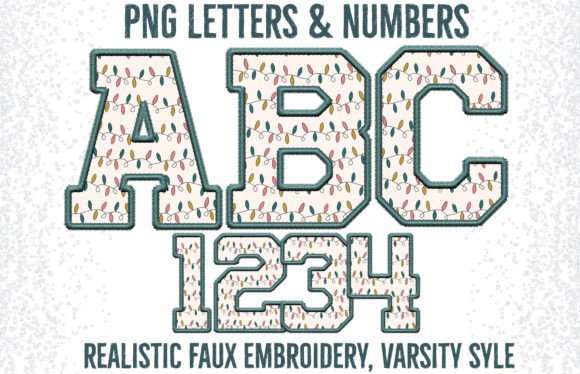Faux Embroidery Christmas Alpha Set: A Festive Design Review