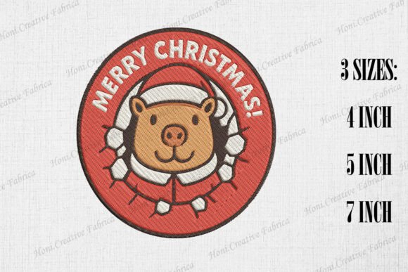 Is the Merry Christmas Cute Capybara Embroidery Design Worth Adding to Your Collection?