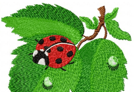 Ladybug: A Charming Embroidery Design for Business