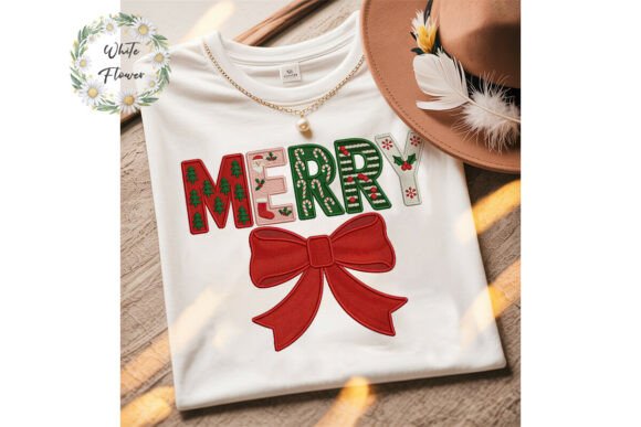 Merry Christmas Embroidery PNG Clipart Review