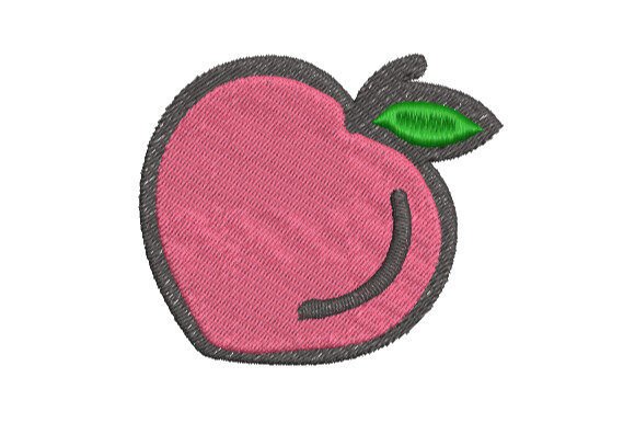 Pink Plump Peach: A Versatile Embroidery Design