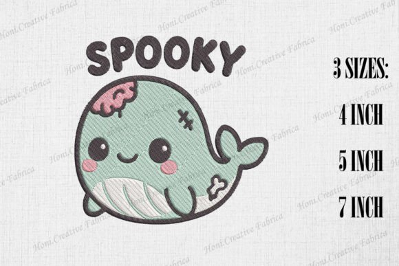 Why This Zombie Whale Embroidery Design is a Craft Fair Winner